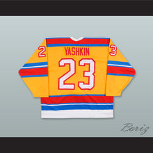 Load image into Gallery viewer, Alexei Yashkin 23 Khimik Voskresensk Yellow Hockey Jersey