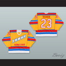 Load image into Gallery viewer, Alexei Yashkin 23 Khimik Voskresensk Yellow Hockey Jersey