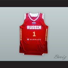 Load image into Gallery viewer, Alexey Shved 1 Russia National Team Red Basketball Jersey