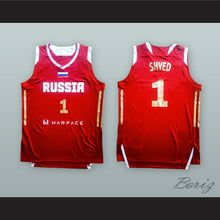 Load image into Gallery viewer, Alexey Shved 1 Russia National Team Red Basketball Jersey