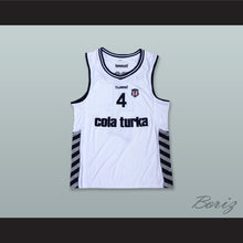 Load image into Gallery viewer, Allen Iverson 4 Besiktas J.K. White Basketball Jersey