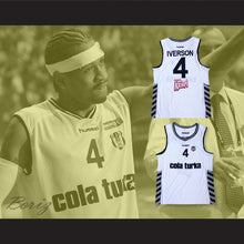 Load image into Gallery viewer, Allen Iverson 4 Besiktas J.K. White Basketball Jersey