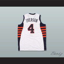Load image into Gallery viewer, Allen Iverson 4 USA White Basketball Jersey