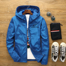 Load image into Gallery viewer, Alpinestars Jacket Men's Windbreaker 2020 SpringAutumn New Alpine Star Jacket Men's Windbreaker Pilot Hooded Jacket Male 6XL 7XL