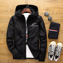 Load image into Gallery viewer, Alpinestars Jacket Men's Windbreaker 2020 SpringAutumn New Alpine Star Jacket Men's Windbreaker Pilot Hooded Jacket Male 6XL 7XL