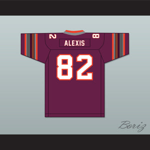 1985 USFL Alton Alexis 82 Jacksonville Bulls Road Football Jersey
