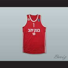 Load image into Gallery viewer, Amare Stoudemire 1 Hapoel Tel Aviv Israel BC Basketball Jersey