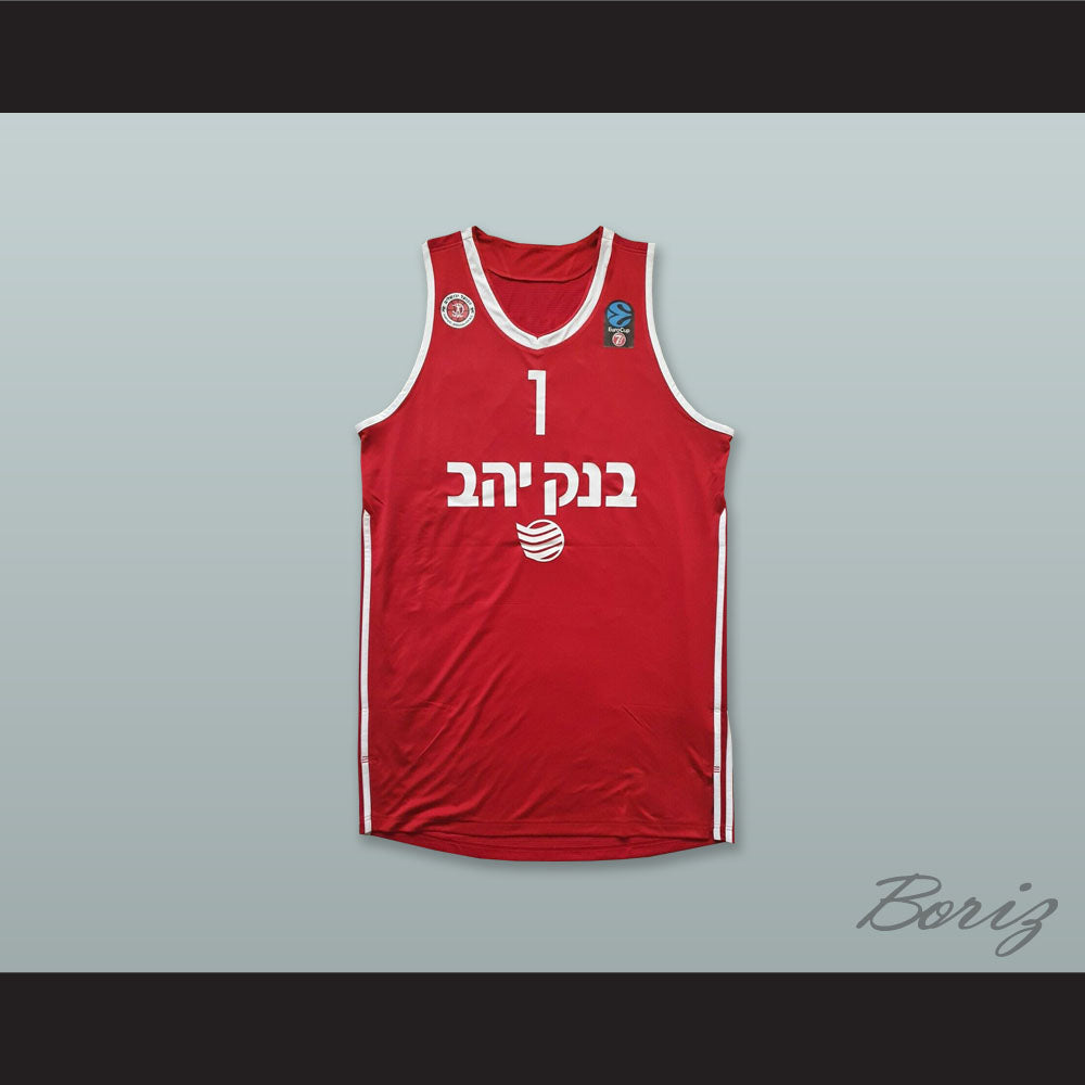 Amare Stoudemire 1 Hapoel Tel Aviv Israel BC Basketball Jersey