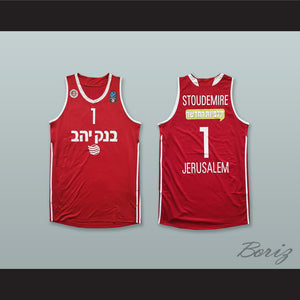 Amare Stoudemire 1 Hapoel Tel Aviv Israel BC Basketball Jersey