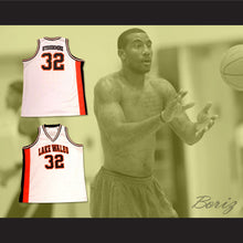 Load image into Gallery viewer, Amar&#39;e Stoudemire 32 Lakes Wales High School White Basketball Jersey