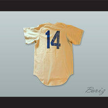 Load image into Gallery viewer, Ambassadors 14 Beige Button Down Baseball Jersey