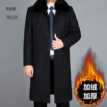Load image into Gallery viewer, And Jackets 2020 Coats Rabbit Fur Man Brand-Clothing Long Men's Winter Jacket Woolen Overcoat Men Trench Coat WUJ1190