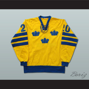 Anders Hedberg 20 Team Sweden Hockey Jersey