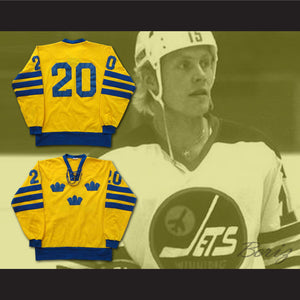 Anders Hedberg 20 Team Sweden Hockey Jersey