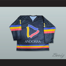 Load image into Gallery viewer, Andorra National Team 11 Black Hockey Jersey