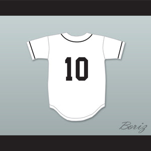 Andre Dawson 10 Sunset Drugs Little League White Baseball Jersey 1