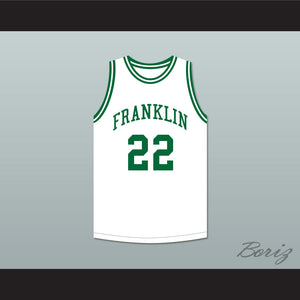 Andre Iguodala 22 Franklin Middle School White Basketball Jersey 2