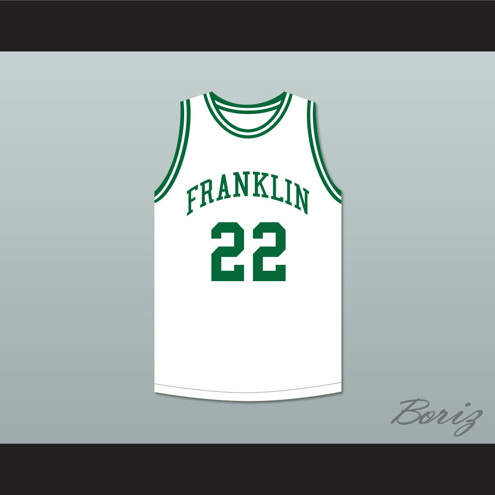 Andre Iguodala 22 Franklin Middle School White Basketball Jersey 2