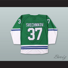 Load image into Gallery viewer, Andrei Svechnikov 37 New England Whalers Green Hockey Jersey