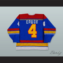 Load image into Gallery viewer, Andrei Yershov 4 Khimik Voskresensk Blue Hockey Jersey