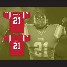 Load image into Gallery viewer, Andrew Booth Jr 21 Archer High School Tigers Red Football Jersey 2