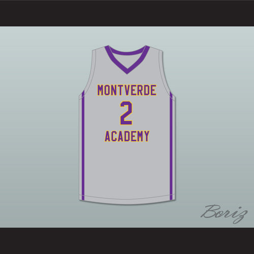 Andrew Nembhard 2 Montverde Academy Eagles Gray Basketball Jersey 2