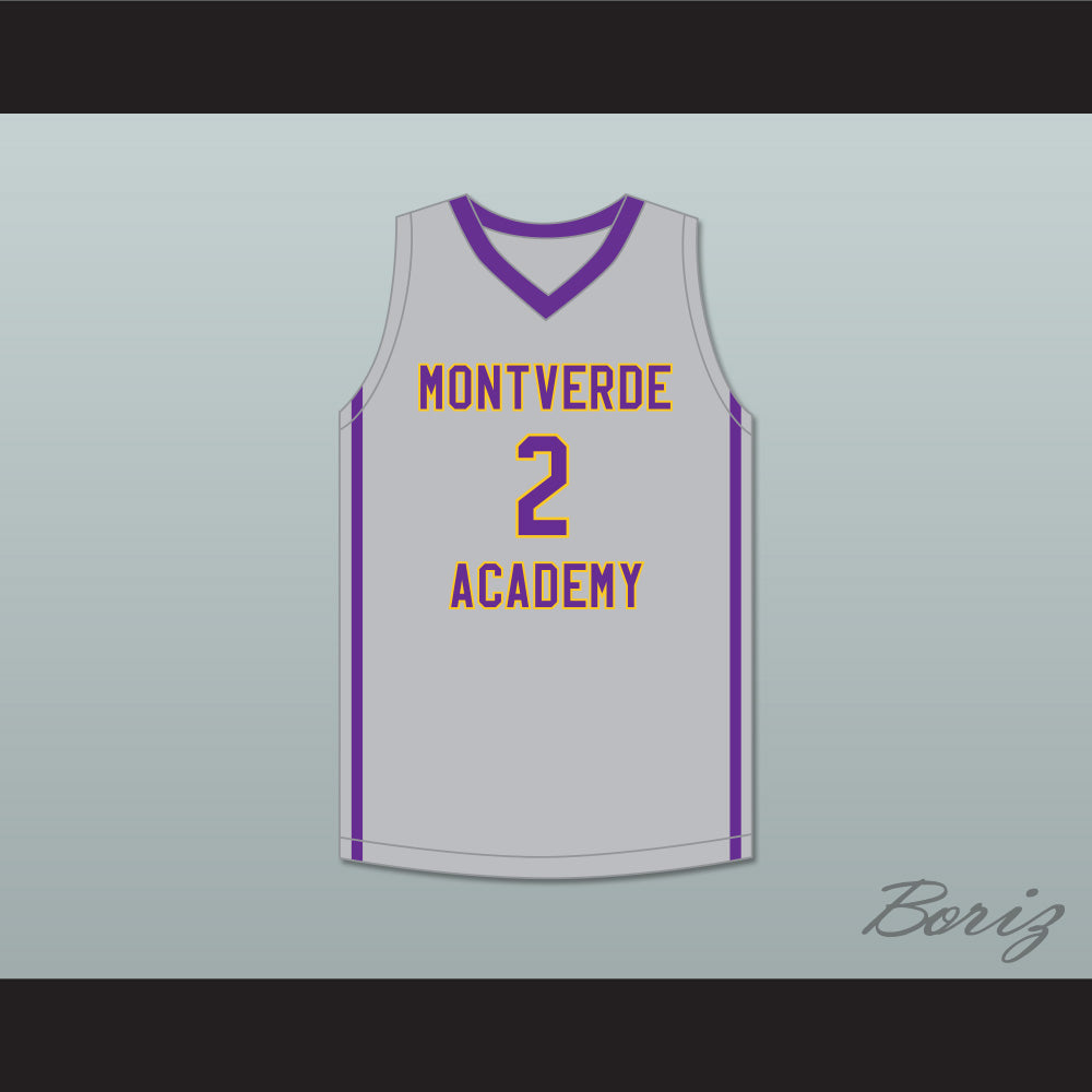 Andrew Nembhard 2 Montverde Academy Eagles Gray Basketball Jersey 2