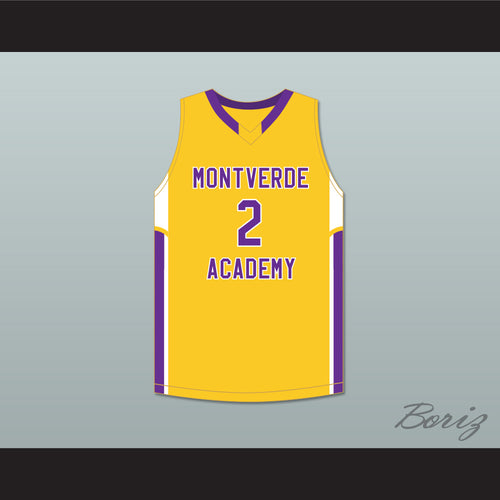 Andrew Nembhard 2 Montverde Academy Eagles Yellow Basketball Jersey 1