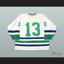 Load image into Gallery viewer, Andy Bezeau 13 Moncton Turbines Hockey Jersey