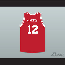 Load image into Gallery viewer, Andy Garcia 12 Tijuana Piranhas Red Basketball Jersey Mexican Expansion Team
