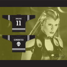Load image into Gallery viewer, Angelique 11 Cenobites Black Hockey Jersey Hellraiser Series