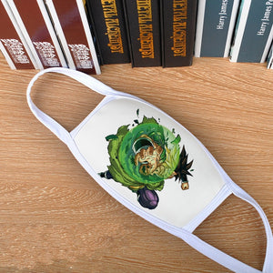 Anime Dragon Ball Kakarotto Son Goku Cosplay Props Shenron Masks Men Women 3D Print Cotton Dustproof Breathable Half Face Mask
