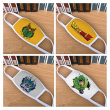 Load image into Gallery viewer, Anime Dragon Ball Kakarotto Son Goku Cosplay Props Shenron Masks Men Women 3D Print Cotton Dustproof Breathable Half Face Mask
