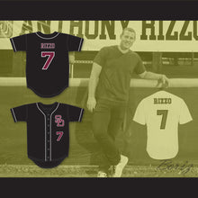 Load image into Gallery viewer, Anthony Rizzo 7 Stoneman Douglas High School Eagles Black Baseball Jersey 2