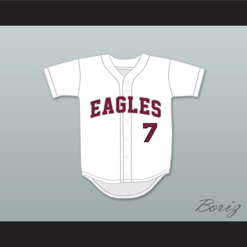 Anthony Rizzo 7 Stoneman Douglas High School Eagles White Baseball Jersey 2