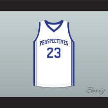 Load image into Gallery viewer, Anthony Davis 23 Perspectives Charter School White Basketball Jersey