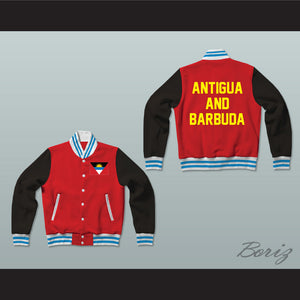 Antigua and Barbuda Varsity Letterman Jacket-Style Sweatshirt