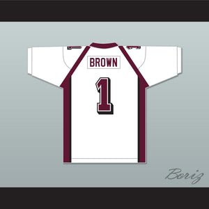 Antonio Brown 1 Miami Norland Senior High School White Football Jersey