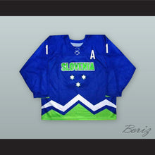 Load image into Gallery viewer, Anze Kopitar 11 Slovenia National Team Blue Hockey Jersey