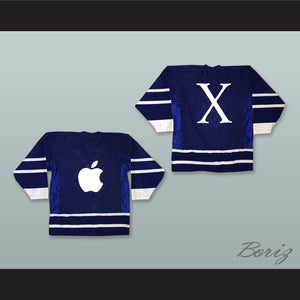 Apple OS X Navy Blue Hockey Jersey