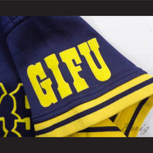 Load image into Gallery viewer, Araki 14 Toki Toparzs GIFU Navy Blue Button Down Baseball Jersey