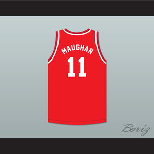 Ariel Maughan 11 St. Louis Bombers Red Basketball Jersey