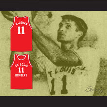 Load image into Gallery viewer, Ariel Maughan 11 St. Louis Bombers Red Basketball Jersey