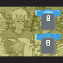 Load image into Gallery viewer, Jeff Boomhauer 8 Arlen Cougars High School Away Football Jersey