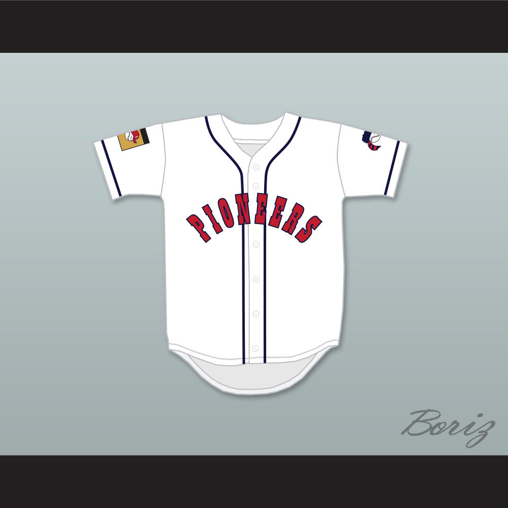 Arnold Nixon 5 Pioneers Home Baseball Jersey Hardball Sitcom