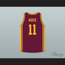 Load image into Gallery viewer, Arthur Agee 11 John Marshall Metropolitan High School Commandos Maroon Basketball Jersey