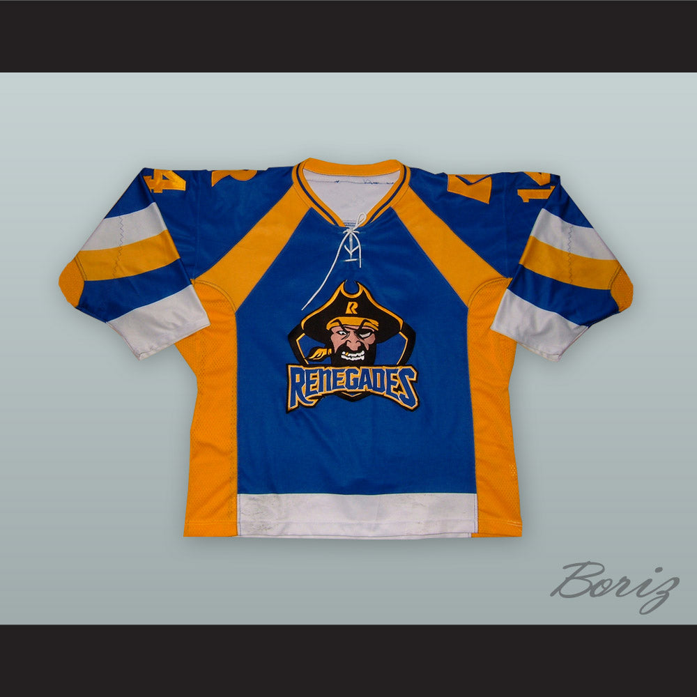 Arthur Kiyaga 14 Richmond Renegades Blue Hockey Jersey