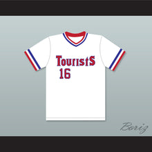 Load image into Gallery viewer, Crash Davis 16 Tourists Baseball Jersey Bull Durham