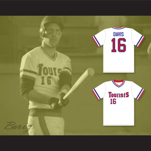 Crash Davis 16 Tourists Baseball Jersey Bull Durham