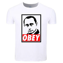 Load image into Gallery viewer, Asian Size Men And Women Print Vladimir Putin Russia President Putin CCCP T-shirt O-Neck Short Sleeves Summer Tshirt HCP4435